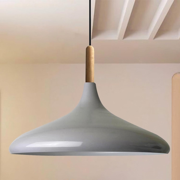 Bamyum Pendelleuchte Bamyum Pendelleuchte I Champion I Ø35 cm Holz-Metall E27 Moderne Lampe, ohne Leuchtmittel Bild 6
