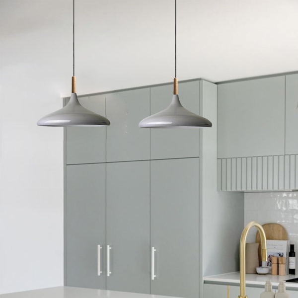 Bamyum Pendelleuchte Bamyum Pendelleuchte I Champion I Ø35 cm Holz-Metall E27 Moderne Lampe, ohne Leuchtmittel Bild 8