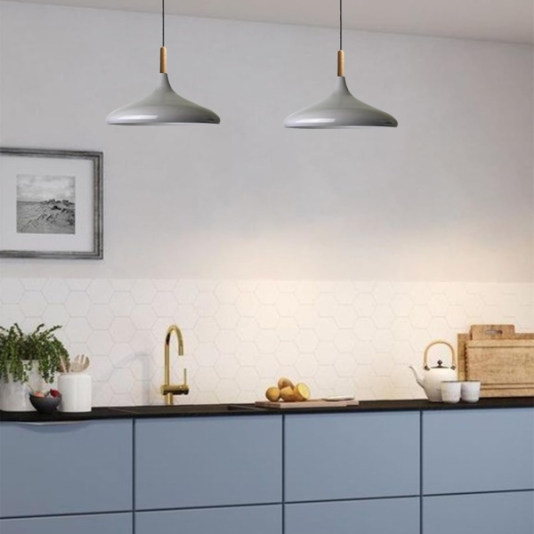 Bamyum Pendelleuchte Bamyum Pendelleuchte I Champion I Ø35 cm Holz-Metall E27 Moderne Lampe, ohne Leuchtmittel Bild 7