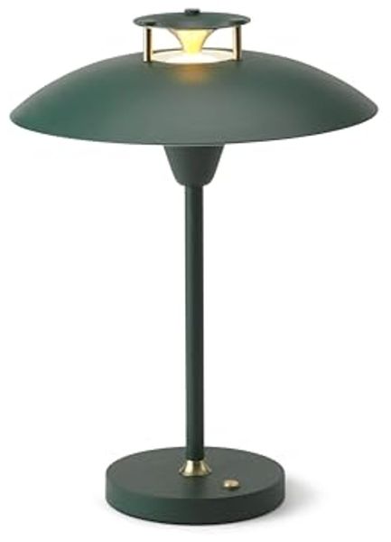 Halo Design 746071 LED Akku Tischleuchte Stepp 1-2-3 Dunkelgrün dimmbar IP54
