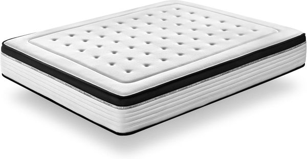 KUO Dream Viskoelastische Bio-Memory-Matratze, 180x190 cm, Dicke 26 cm, wendbar, Sommer/Winter, wärmeregulierend, atmungsaktiv, mittlere bis hohe Härte, schwer entflammbar
