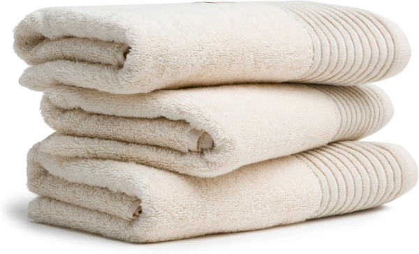 Möve Duschtücher Wellness Uni mit Chenillebiesen, Walkfrottier (1-St) Bild 4