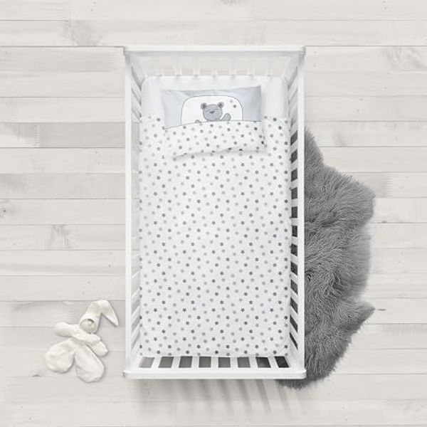 Träumschön Kinderbettwäsche Premium Set aus Baumwolle 100x135 cm - 40x60 cm, Baumwolle, 2 teilig, mit Reißverschluss, luftig und leicht
