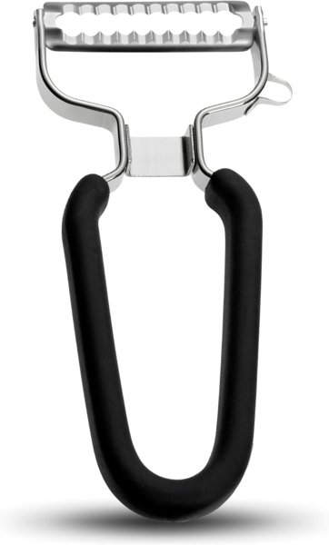 Lurch Sparschäler Super Schäler charcoal grey mit gezahnter Klinge