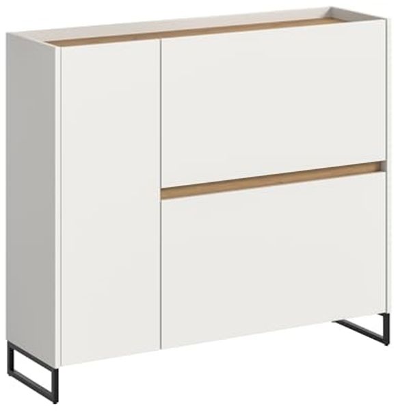 Schuhkommode >Drive< in Weiß - 97x110x32cm (BxHxT)