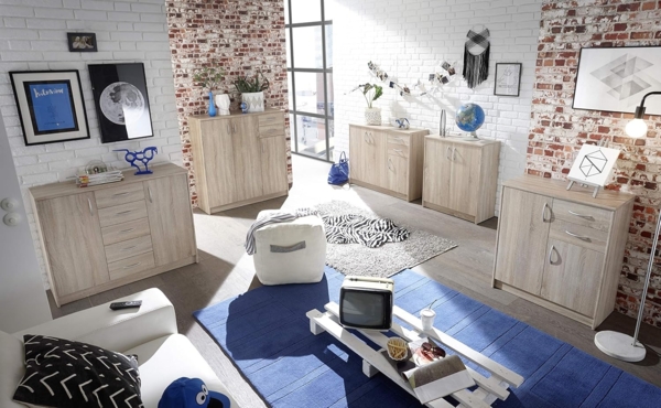 Kommode Olfen / Optimus, Holzwerkstoff, Holzfarben, 74 x 112 x 35 cm Bild 4