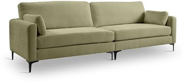 Sofa 4 Sitzer B/H/T: 286 x 92 x 97 cm in Grün