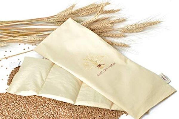 SEI Design Nackenhörnchen Rücken-Wärmekissen mit Weizenfüllung 18x50, 1 Stück, 1-tlg, Körnerkissen, Wärme Kompresse