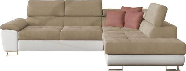 Ecksofa Cotere (Soft 017 + Uttario Velvet 2979 + 2955, Seite: Rechts)