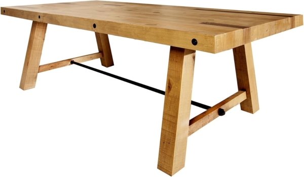 riess-ambiente Esstisch FINCA 240cm vintage braun (Einzelartikel, 1-St), Massivholz · eckig · Küche · recycelt · Pinienholz · Industrial