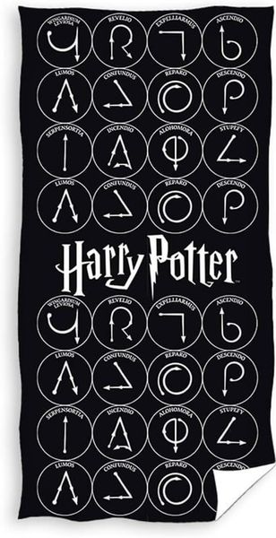 Warner Bros. strandhandtuch 70x140 cm Baumwolle schwarz