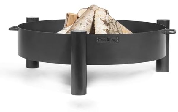 CookKing 'Haiti' Feuerschale, Ø 60cm, Stahl Schwarz, Ø 68x30 cm