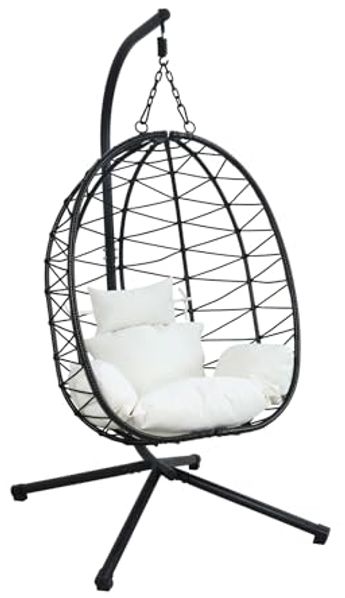 HTI-Living Hängesessel Hängesessel Lorica (Stück, 1-St, 1 Hängesessel), Schaukelsessel mit Gestell