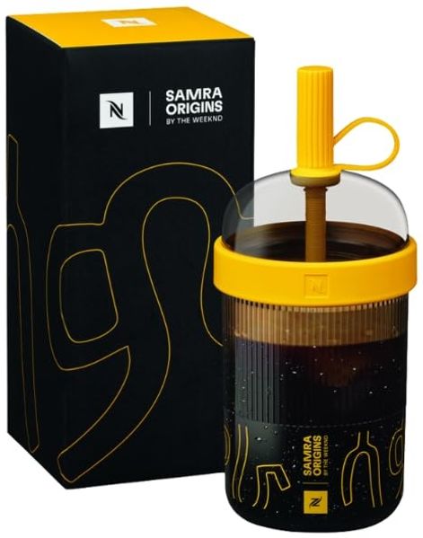 NESPRESSO Trinkflasche Nespresso Travel Tumbler Yellow Gelb Samra Origins By the WEEKND