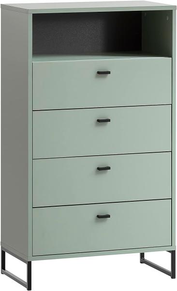 SCHILDMEYER Highboard Sideboard Schrank Kommode Anrichte Janne 600 4SK Pistazie