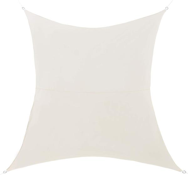 Sonnensegel Rechteckig 400x300 cm Sandfarben en. casa
