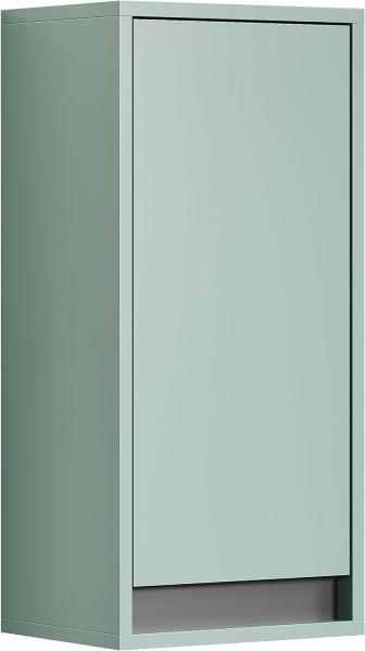 Trendteam 'Matix' Hängeschrank, Dusk Blue Melamin/Anthrazit, B/H/T: 32 / 68 / 24 cm