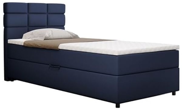 PANDA MÖBEL GmbH Boxbett Reve, 90x200, 100x200, 120x200, Boxbett mit Bettkast und Topper
