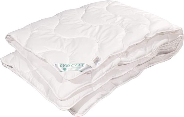 Ganzjahresdecke Lyocell Tencel 100% Natur Duo Decke hoher Schlafkomfort 200x200 cm