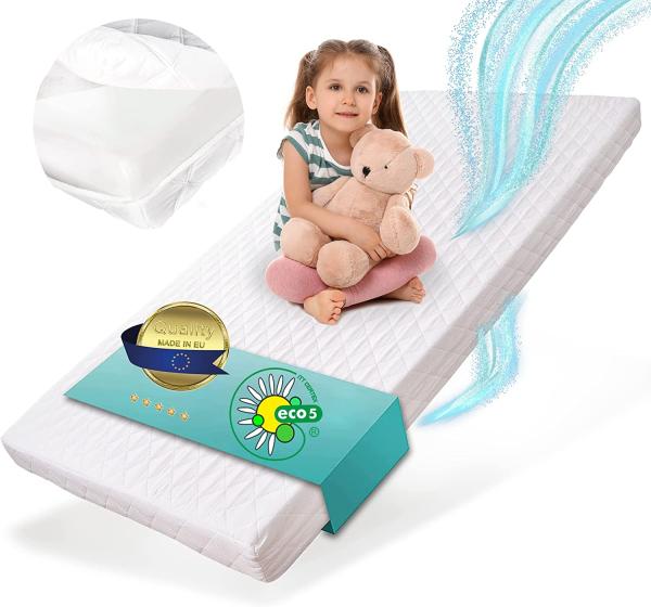 Matratze PUR+ 90x200 cm mit Spannbettlaken