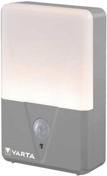 Varta 16634 101 421 Wandbeleuchtung für den Außenbereich Grau Weiß Acrylnitril-Butadien-Styrol (ABS) IP44 Bewegungssensor Fallbeständig Schockresistent Spritzwassergeschützt