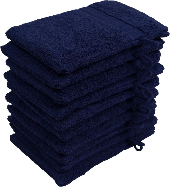 Hometex Premium Textiles Waschhandschuh in Premium Qualität 500 g/m², Feinster Frottier-Stoff 100% Baumwolle, (10er Set), weich, saugfähig, extra schwer & flauschig - TEST BILD TOP MARKE 2025 Bild 2