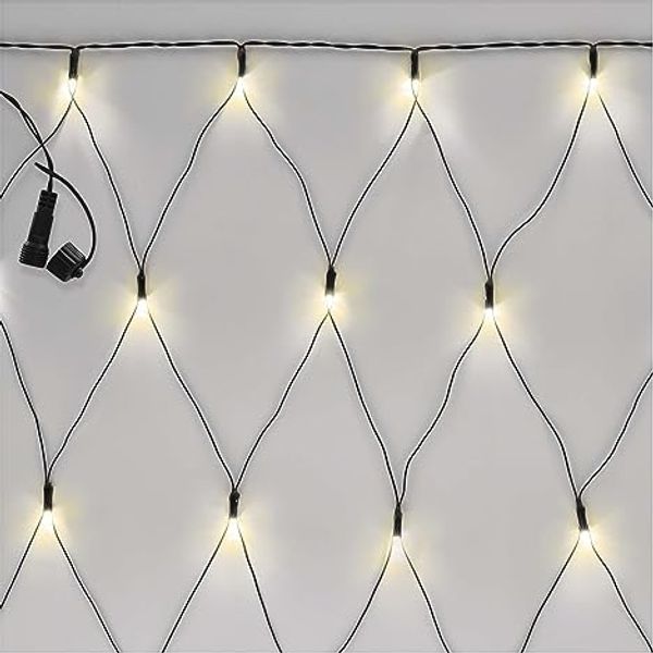 EMOS Connect System 2m Lichternetz Standard, Weihnachtslichterkette mit 160 LEDs, Erweiterungskomponent C (ohne Verbindungskabel und Adapter), IP44 für Innen und Außen, Warmweiß