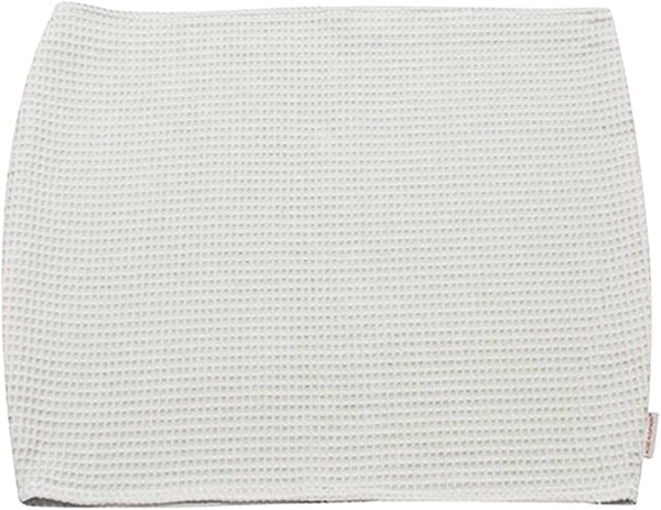 HOBEA-Germany Baby-Lagerungsbezug für Stillkissen XXL Lagerungskissen Schwangerschaftskissen Seitenschläferkissen groß (Waffelmuster hellgrau, Lagerungsbezug)