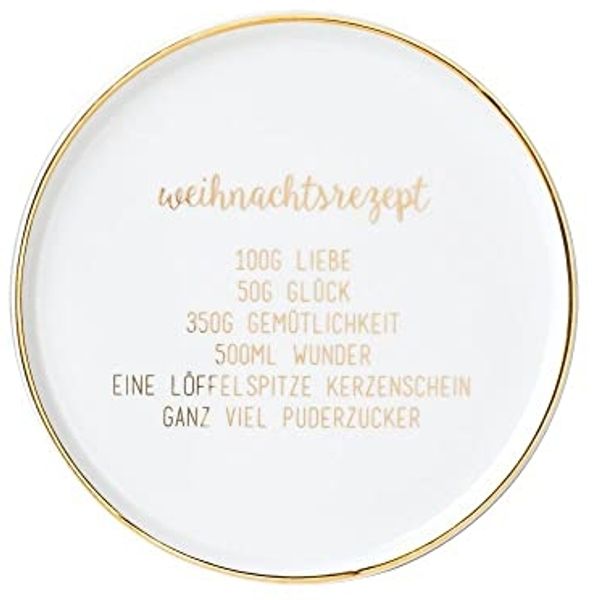Räder Teller Weihnachtsrezept Ø 14 cm H 1 cm