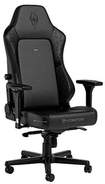 noblechairs Hero Komfortabler und Langlebiger Gaming-Stuhl, Perfekt Optimierte Ergonomie des Stuhls Sorgt für Hohen Sitzkomfort, Belastbarkeit 150 kg - The Elder Scrolls V Skyrim Anniversary Edition