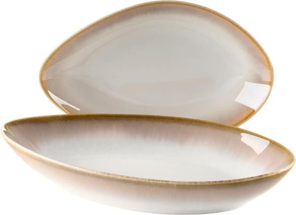 Mäser 931995 La Sinfonia Servierschalenset, beige/creme-weiß, 2-teilig (1 Set)