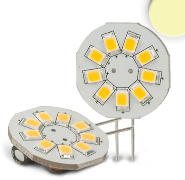 ISOLED G4 LED 9SMD, 1,5W, warmweiß, Pin seitlich