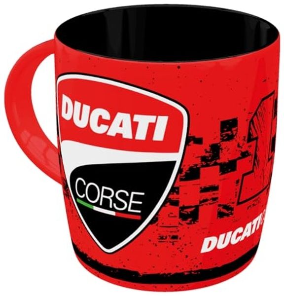 Nostalgic-Art Tasse Kaffeetasse - Ducati Corse - Logo Racing