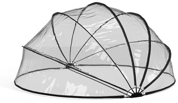 blumfeldt Gartenmöbel-Schutzhülle ArmadilloShade (Set, Set), Pooldach Sonnendach Poolabdeckung Rund