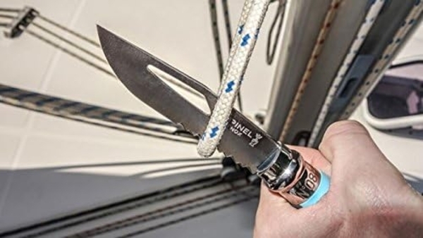 Opinel Taschenmesser No. 08 Outdoor blau