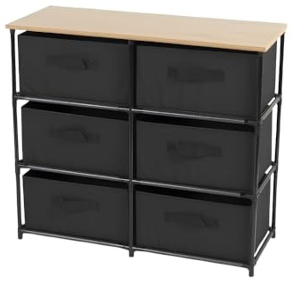Urban Living Regal Standregal mit 6 Einschüben 75,6x29,7x68 cm 151550