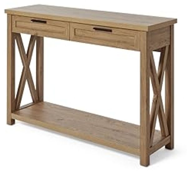 Jahnke Chalet Console SK Konsole, Engineered Wood, Montana Eiche Nb, One Size
