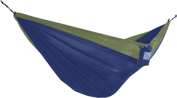 Vivere PAR21 Hängematte Nylon Doppel, Dunkelblau/Oliv