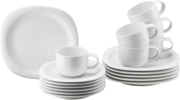 Rosenthal Kaffee-Set Suomi Weiß (18-teilig) 17000-800001-18735