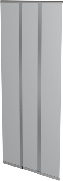 Windhager Insektenschutz PLUS Türvorhang Easy Lamellenvorhang Fliegengitter individuell kürzbar, 95x220 cm, anthrazit