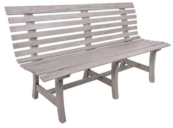 Zeitlose FSC-Eukalyptusbank in moderner Grey-Washed Optik