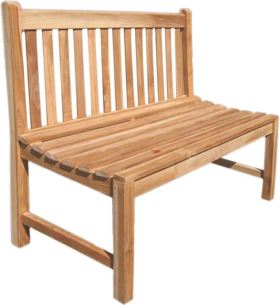LEX 'Premium Teak' Gartenbank nachhaltig, natur, 120cm