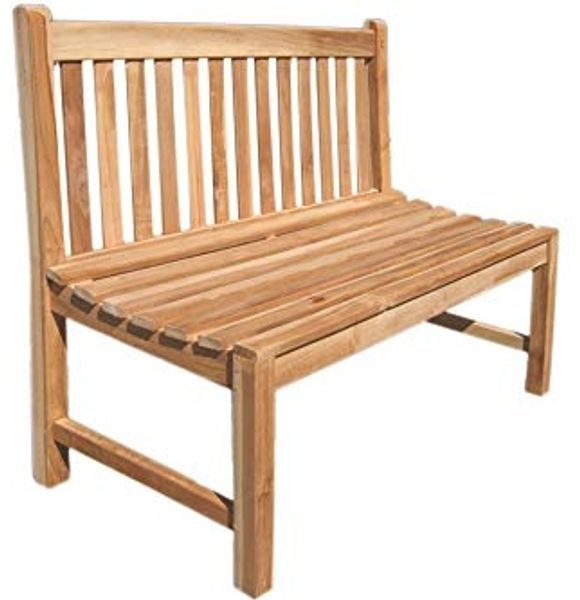 LEX 'Premium Teak' Gartenbank nachhaltig, natur, 120cm