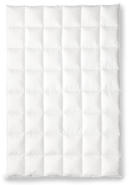 OBB Black Forest Gänsedaunen-Kassettendecke Ganzjahresdecke AVA medium Größe 135x200 cm
