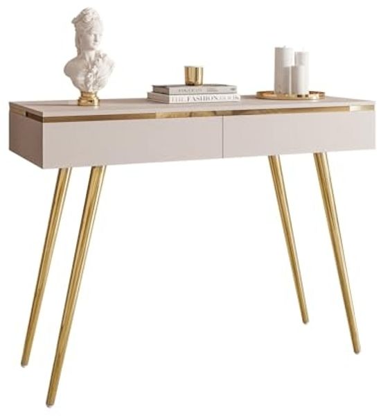 Lookway Konsolentisch AURORA-S Konsole mit Schubladen Kaschmir Stehend