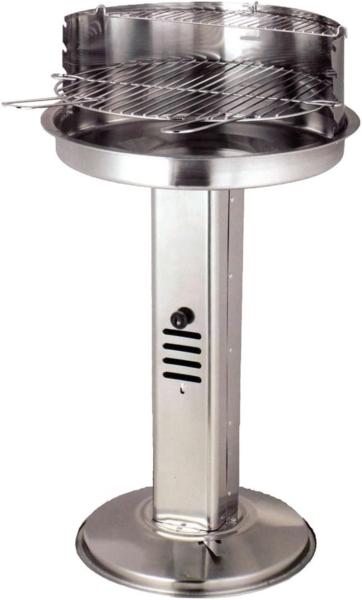 Edelstahl Standsäulengrill