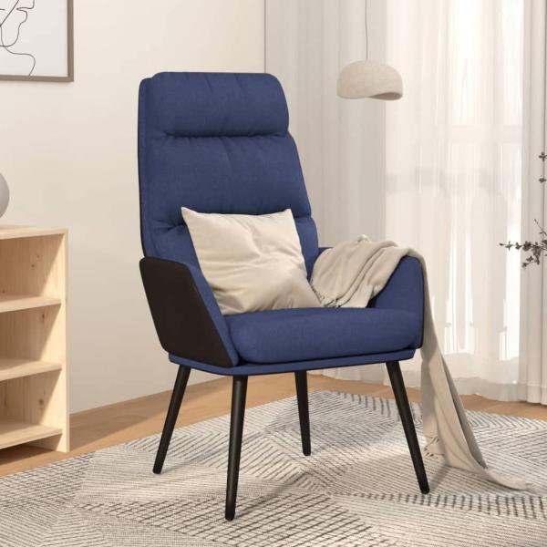 Relaxsessel Blau Stoff [341123]