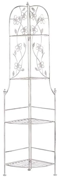 Regal BIELLA Metall 35 cm 35 cm Weiß