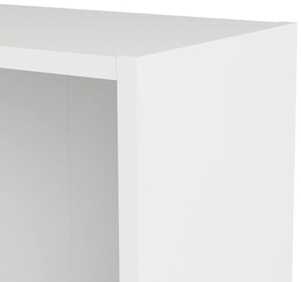 Dmora Bücherregal mit fünf Fächern, weiße Farbe, 79 x 107 x 27 cm Bild 4