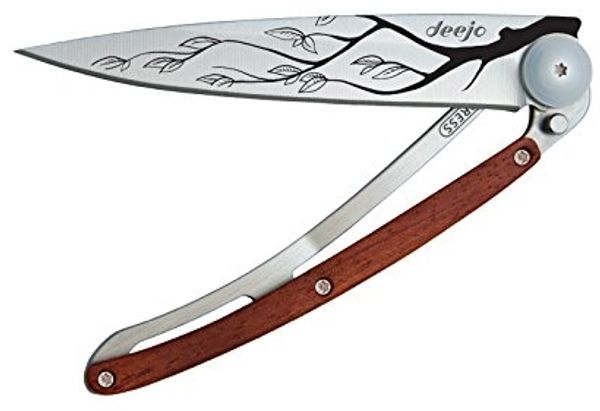 Deejo Messer 37 g Titan Korallenholz Baum